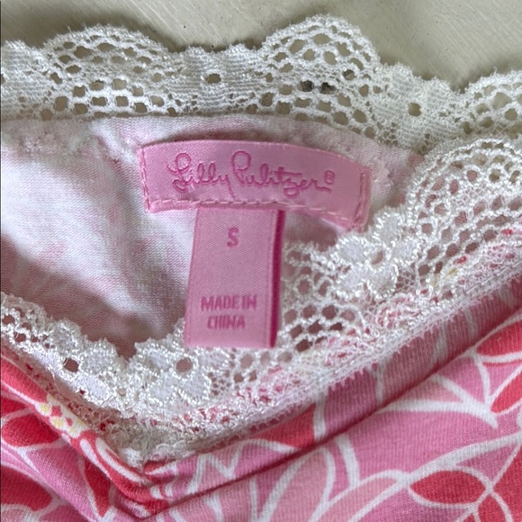Lily Pulitzer Floral Print Cotton Nightgown - Picture 4 of 4